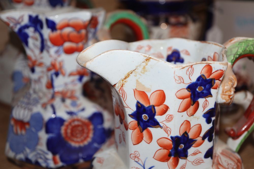 A quantity of Ironstone / Imari pattern ceramics